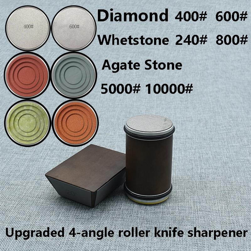 Rolling Knife Sharpener Kitchen Magnetic Roller Professional System Tool  Whetstone Upgraded 4-angle Roller Knife Sharpener Hot