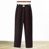 Vintage Manchesterbyxor Förtjockade Byxor Dam Höst Vinter Nya Svarta Mode Långbyxor Hög Midja Lediga Lös Haremsbyxor