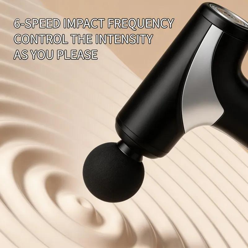 10 head fascia gun electric vibration massage gun for relaxing the body and massaging handheld impact massager