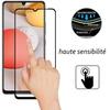 Coque de protection - Toproduits® - Samsung Galaxy A02S - Souple - Verre trempé - Bords noirs