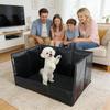 Dog Pee Tray Folding High Walls Portable Pet Toilet High Walls Dog Pee Box Indoor For Home Apartment Living Room Outdoor Balcony
