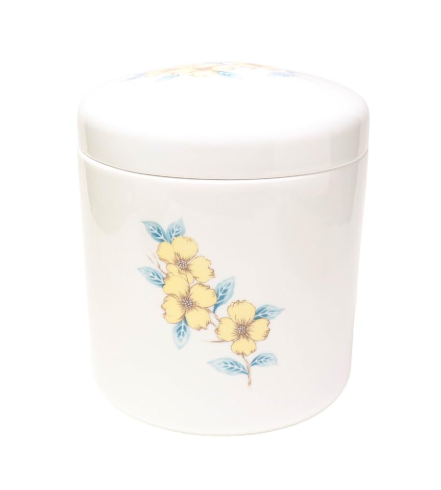 

Floral Urn [7 inches] Buddhist Altar Supplies, Home Memorial Urn
