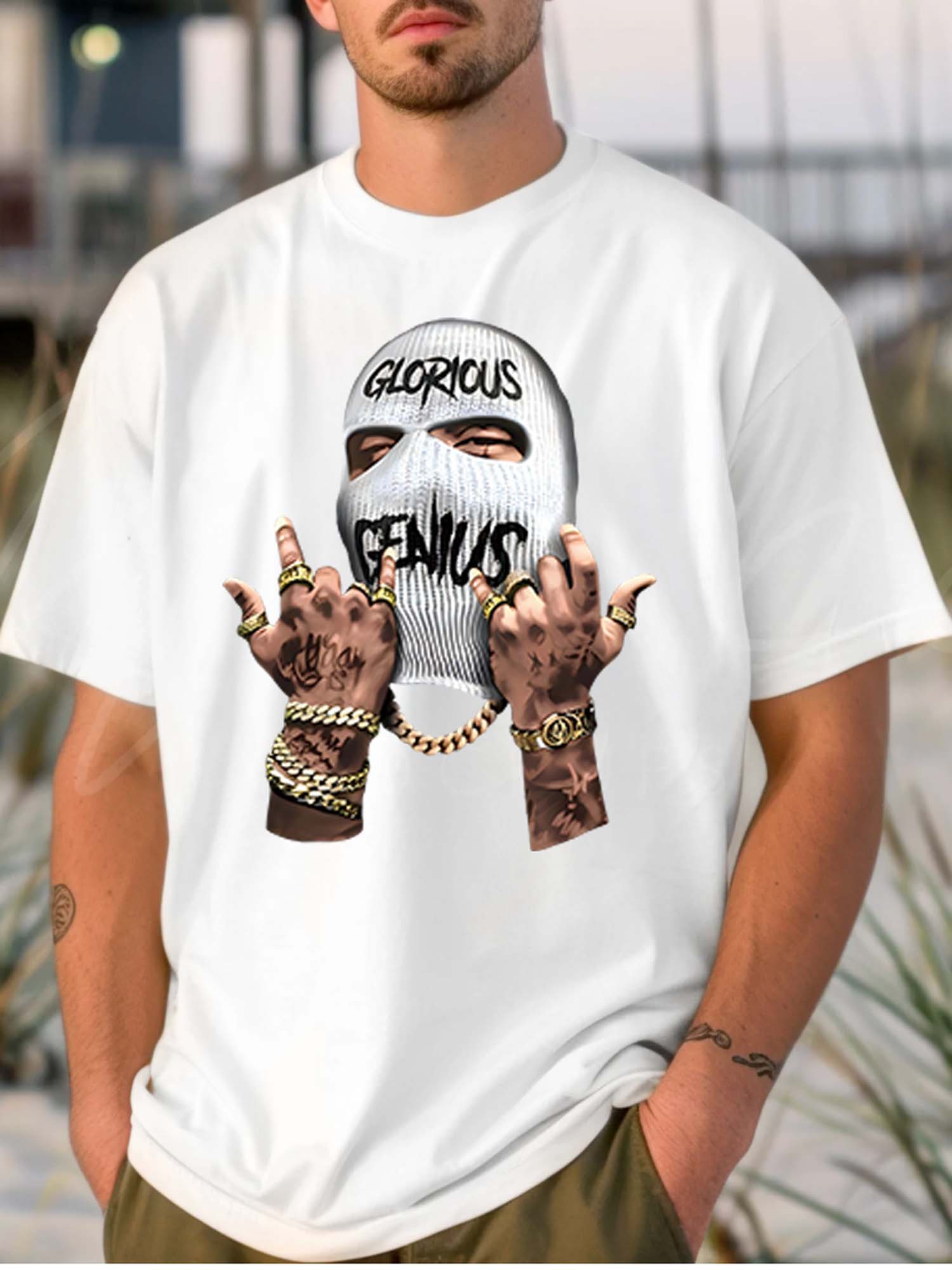 

Beach Tropical Graphic Printed Short-sleeved Luxury Cotton T-shirt Summer Unisex Men Women Casual Loose Fashion Clothing 4XL