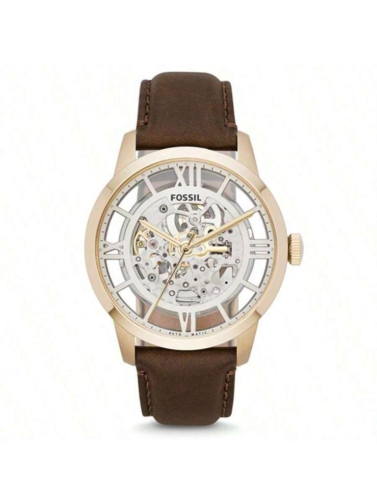 Fossil hollow mechanical stainless steel watch casual watch for boyfriend or husband ME3043