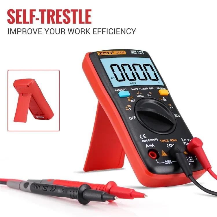 ZOYI ZT111 Digital Multimeter, True RMS 9999-Count AC/DC Tester with NCV