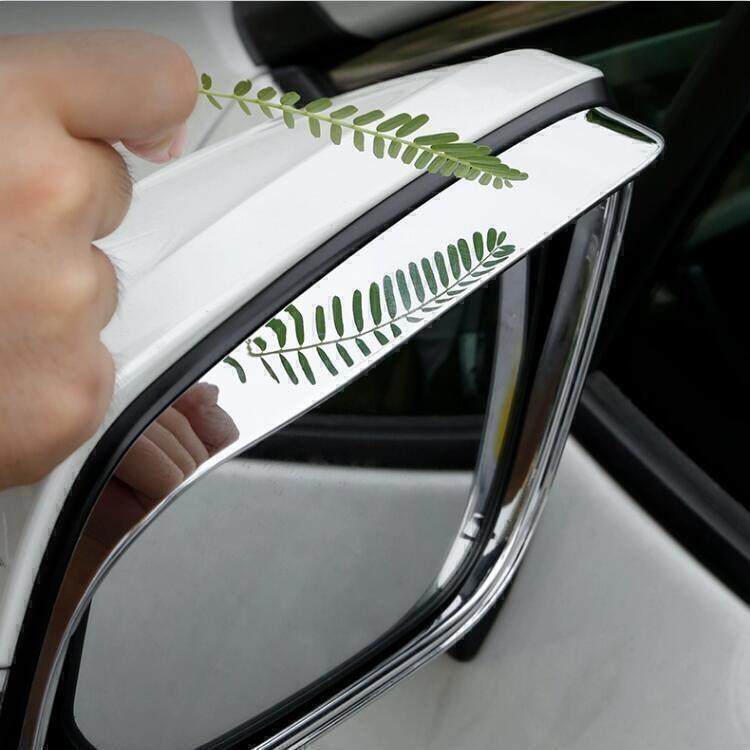For Toyota Crown 2023-2024 ABS Chrome Rear View Mirror Rain Eyebrow Frame Trim