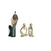 Nordic Luxury Abstract Figurine Tabletop Decor - Mini Shape Handcrafted Art.