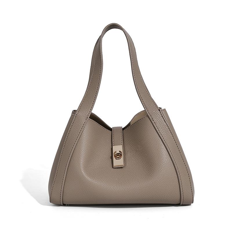 High Sense Große Tragetaschen 2025 Neue Handtasche Mode Gemüsekorb Tasche Schulter Tragbar Umhängetasche