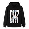 2026 Frühling Herbst Lässiger Kinder-Hoodie Sport-Sweatshirt für Jungen und Mädchen Ronaldo Aufdruck 2-14 Jahre Mode Kinder Pullover Top