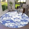 One Piece Tony Tony Chopper Round Area Rug Carpet Rug For Living Room Bedroom Sofa Playroom Decor Nonslip Floor Mat