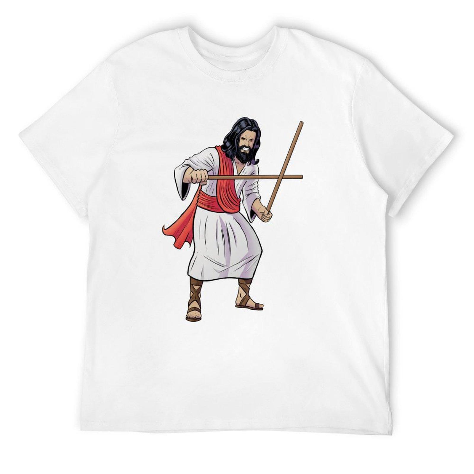 Eskrima Kali Arnis FMA For Jesus Christ T-Shirt anime sublime mens tall t shirts S
