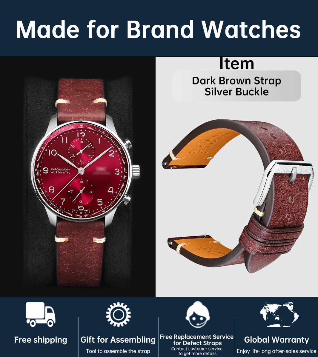 

Ремешок для часов Кожаный ремешок для Samsung Galaxy Watch 3 41 мм 45 мм Active2 Gear S3 Ремешок-браслет для Huawei Watch 3/GT 2 Pro Ремешок для часов 22mm