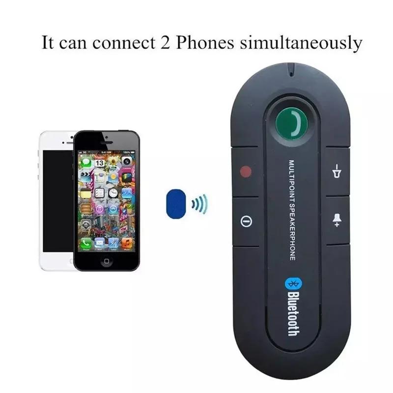 USB Bluetooth Freisprecheinrichtung Auto-Kit Telefonladegerät MP3-Musikplayer Sonnenblenden-Clip Lautsprecher Kabelloses Bluetooth Unabhängig