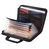 Fireproof Document Bag, 1000 Heat Insulated Fireproof & Waterproof Bag, Portable Multi-Layer File Storage Security Organizer Home Office Travel Use,
