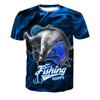 Funny Fishing T-Shirts Outdoor Hunting 3D Print Men's Women Casual Short Sleeve Oversized T Shirt Top Harajuku Tees Man Clothing