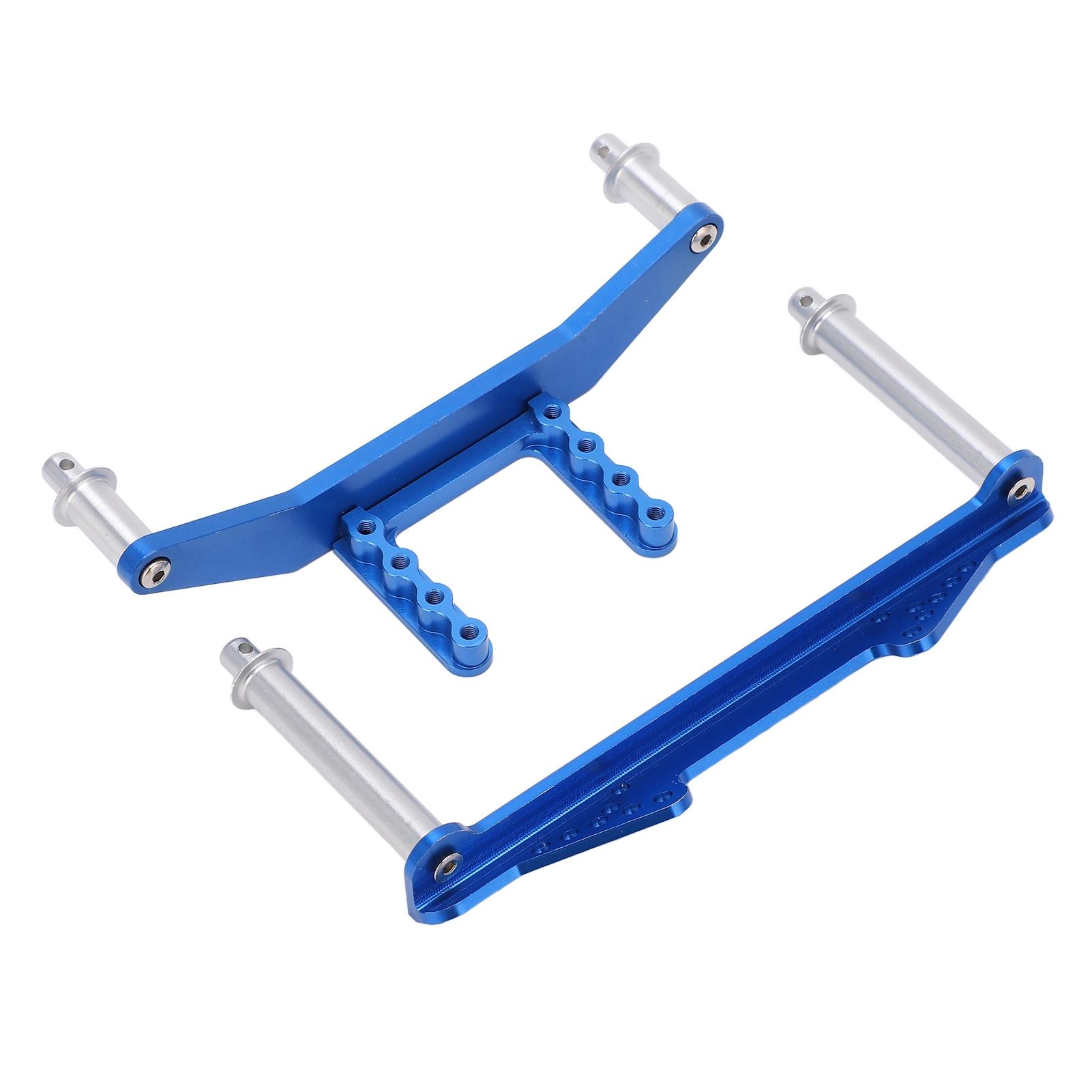 

Aluminum Alloy Front Rear Body Mounts with Body Posts for Traxxas Slash 2WD 1 10 RC CarBlue синій