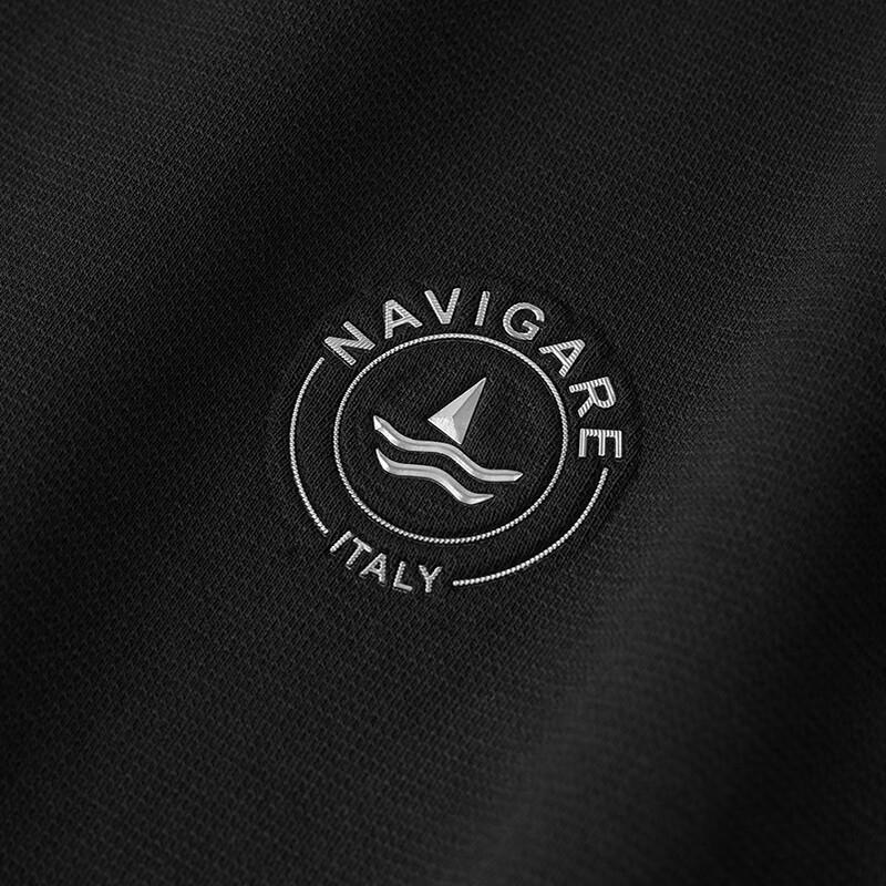 Navigare Men's Stand Collar Half-Zip Elastic Sweatshirt