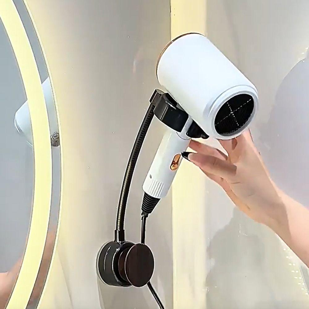 Rotatable Hairdryer Stand Holder Adjustable Lazy Hair Dryer Stand Hair Dryer Organizer  Salon
