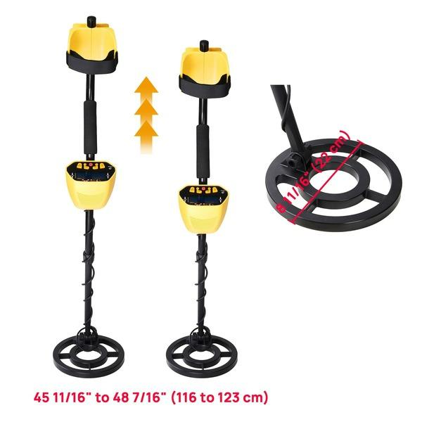 Metal Detector Treasure Search Digger Finder Hunter LCD Display Deep Sensitive Waterpoof Coil Gold Jewelry