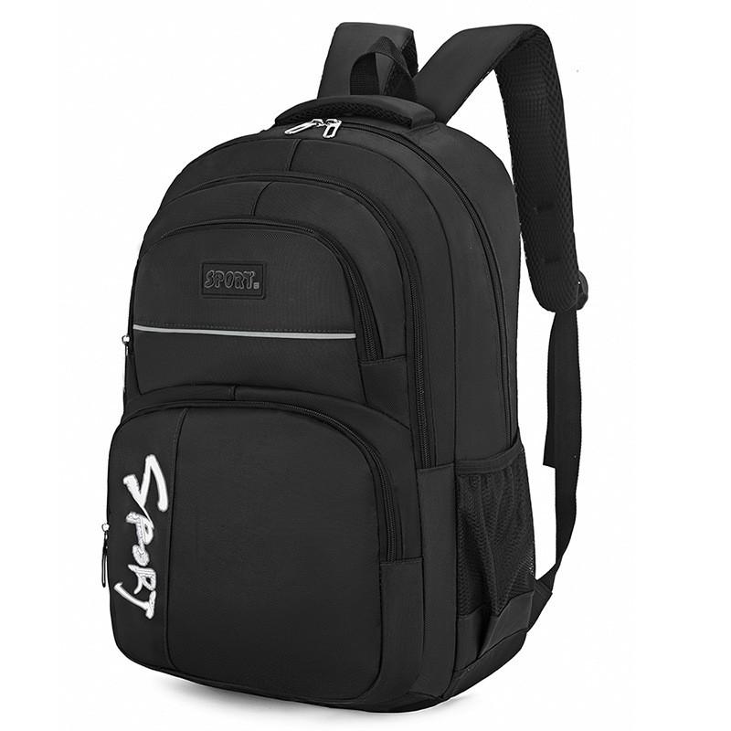 

Oxford Cloth Casual Backpack For Students With Breathable Design And Large Capacity For Daily Use чёрный
