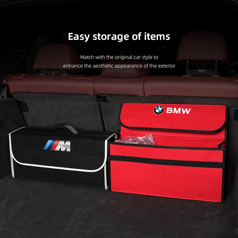 Car Trunk Organizer Box Large Capacity Folding Storage Bag Accessories For BMW E90 G80 M3 G30 M5 F82 F83 F20 F21 G42 F95 F96 G06