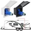 RV Camper Marine Boat Accessories 220-240V 16A Caravan Plug Socket Waterproof Kit With Cover Flush Hook-Up Charger HD
