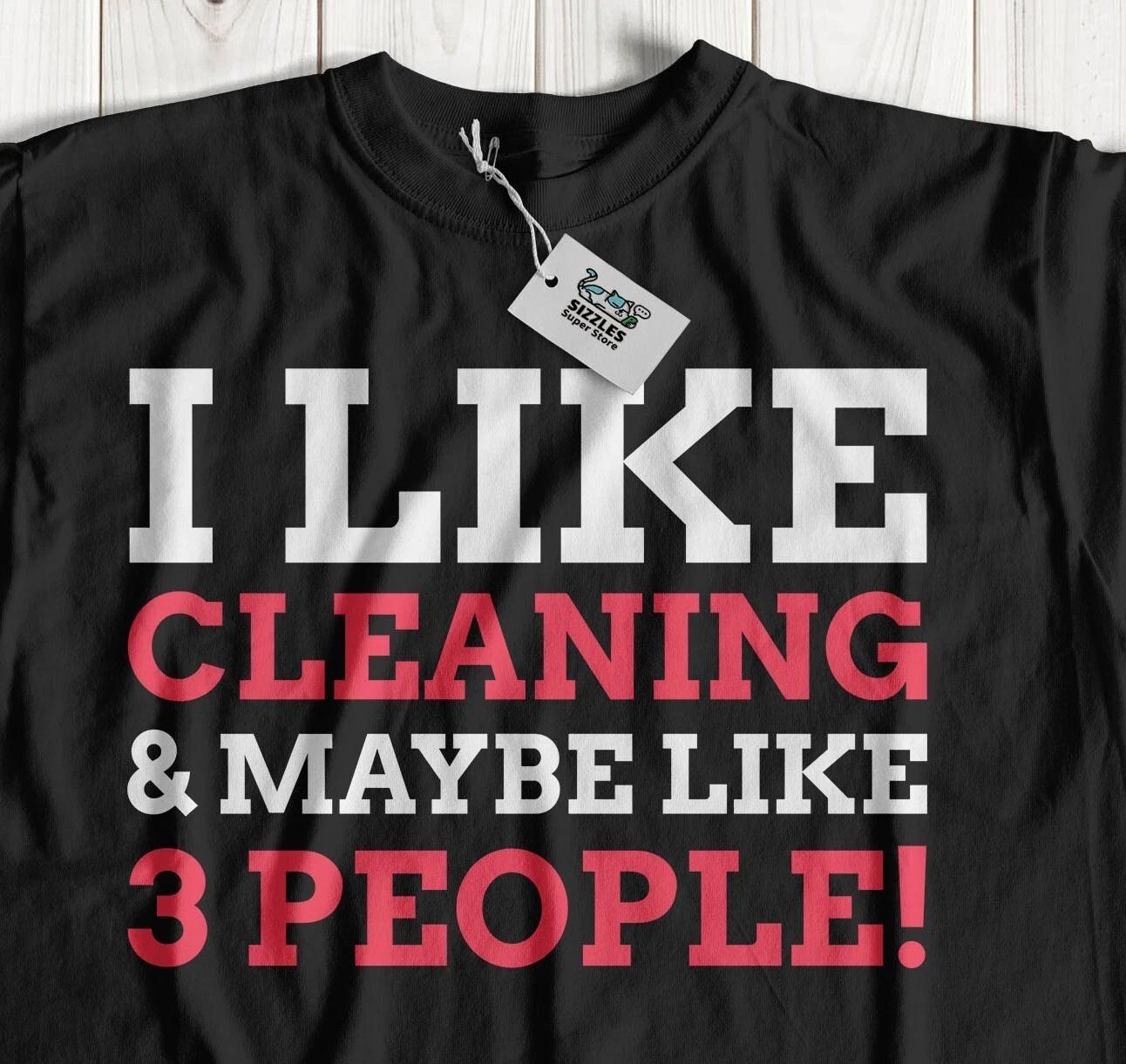 

Unisex Funny Cleaning T-Shirt & Cleaner Gifts For Janitor L
