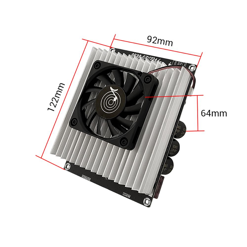 1200W 50A High Current Boost Power Supply Module Dual Inductors Full Power Low Ripple Power Supply For Audio Amplifier