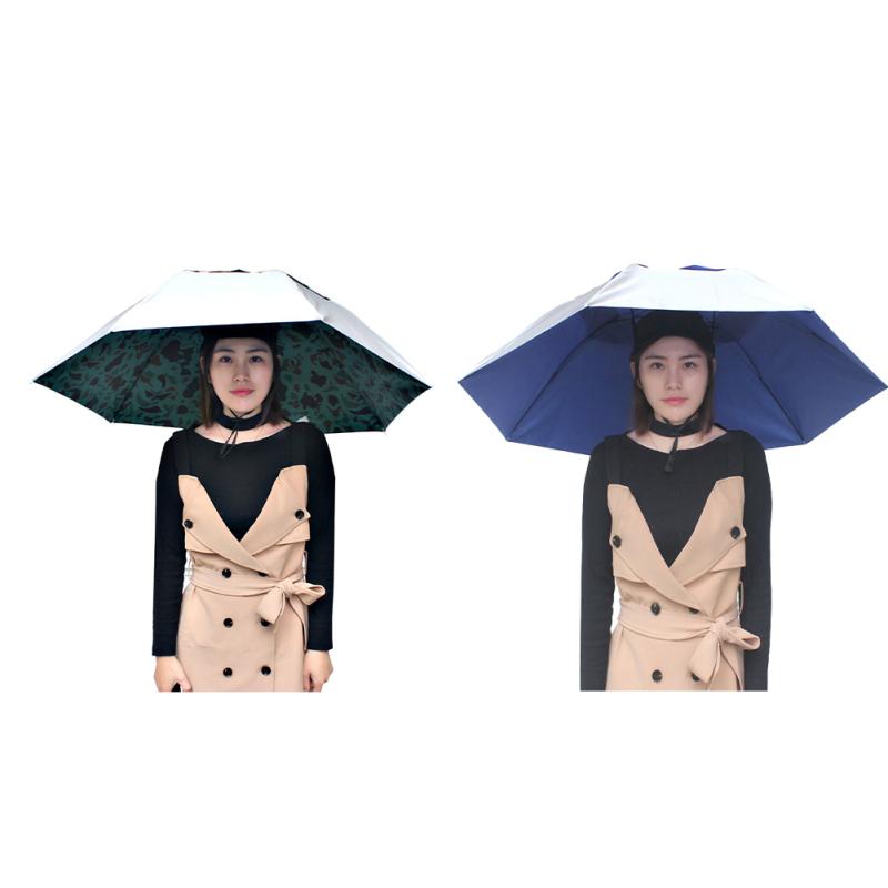 

36-дюймовая зонтичная шляпа Hands Free, для женщин, мужчин и детей, защита от солнца, три Diameter 92CM