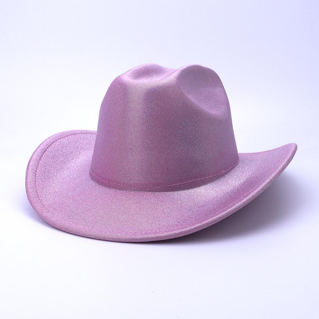 Paillettenbesetzter Western-Cowboyhut Europäischer und Amerikanischer Braut-Jazzhut Nachtclub Karnevalsparty Zylinder