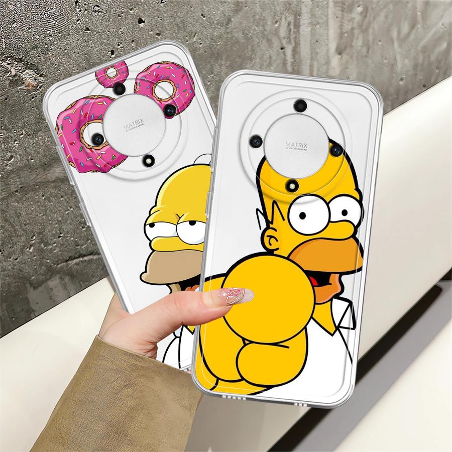Милый Чехол The S-simpsons для Honor X9a X9b 90 Lite X8 X8b X8a X7b Мягкая Крышка для Телефона