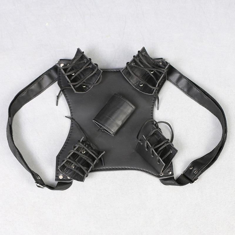 Medieval Double Katana Sword Belt Holster Anime Demon Cosplay Prop Samurai Sabre Waist Real Japan Katana Backpack Holder Decor