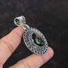 American Dichroic Glass Pendant Original Gemstone Jewelry 925 Sterling Silver Pendant Handmade Amazing Jewelry Vintage Pendant Gift For Wife