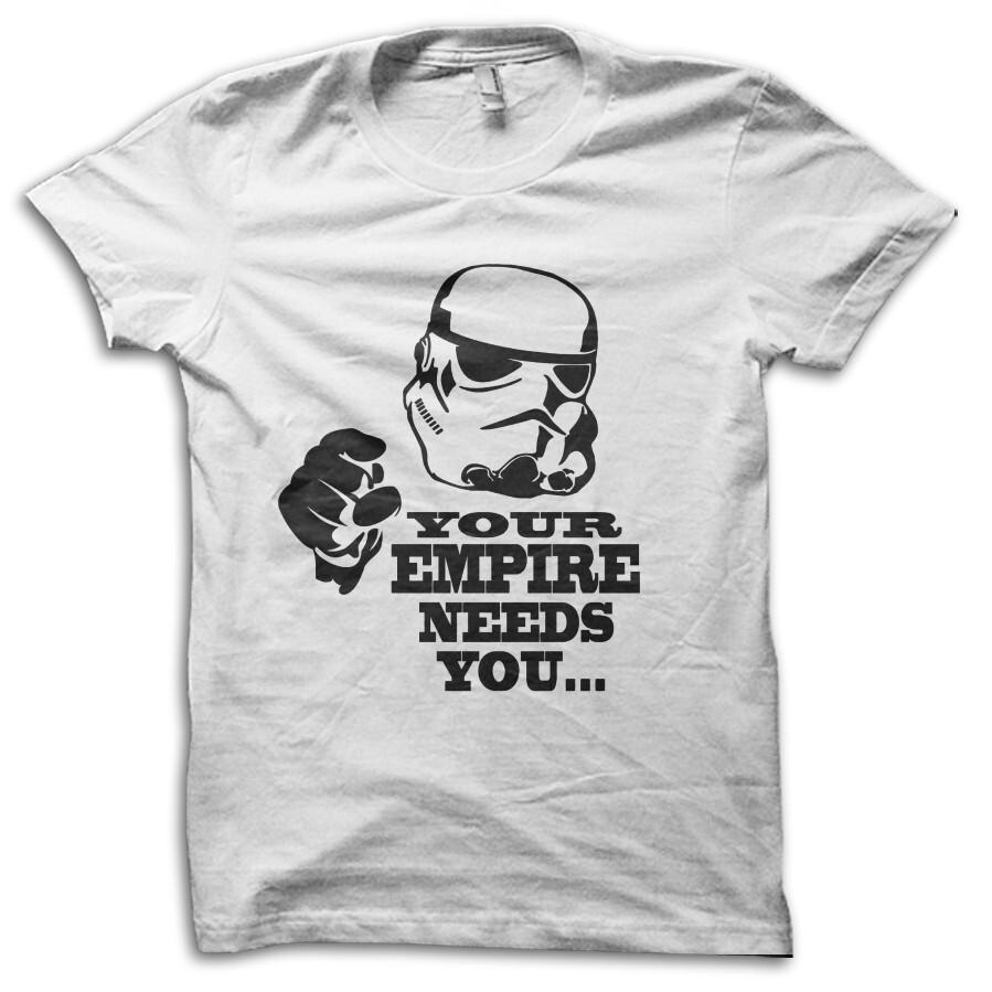 Stormtrooper Your Empire Needs You Sci-Fi Inspired by Star Wars T-shirt M5587 S разноцветный