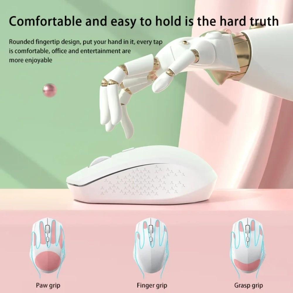 Silent Laptop Wireless Mouse Dual-Mode 2.4G Bluetooth Cordless Mouse  Laptop