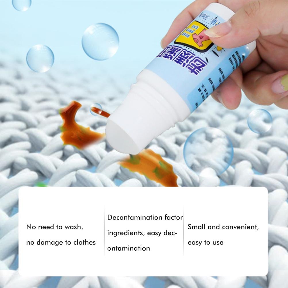 Portable Stain Remover Roller Ball Cleaner Clothes Stain Remover Effectively Remove All Kinds of