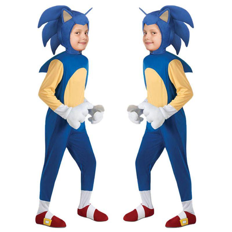 Cartoon Sonic Sonic Kid Cosplay Game Dress Up Stage Performance Props Costume
