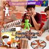 Cowboy Magnetic Hangman Board Games Mystery /Guessing Word %^%Before Hank Falls Hanging *With Doll Travel Table Game