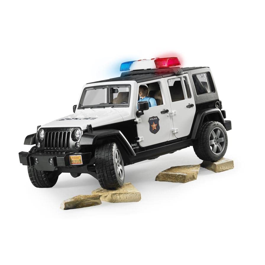 Bruder Jeep Police Car with Figure BR02526