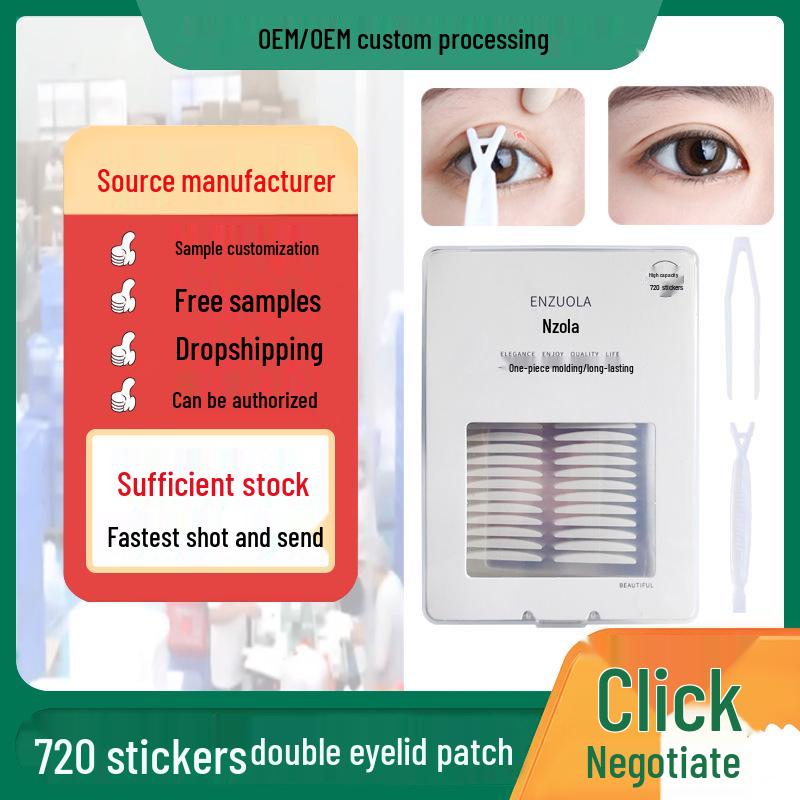 

720-Piece Traceless Invisible Double Eyelid Stickers for Natural Look