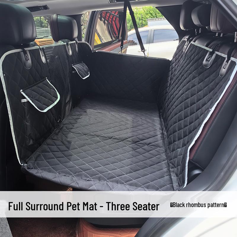 Anti-Dirty Dog Car Seat Cushion & Mat - Pet Bed for Rear Seat