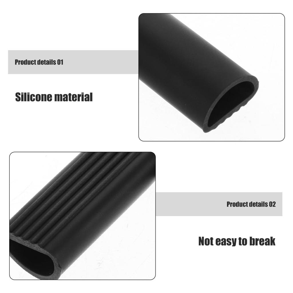 Toyvian Fahrradständer Gummikappe 2 Stück Gummiabdeckung Seitenständer Abdeckung Ständer Schutz Schmutzschutz Einfache Montage Ständer für Fahrräder