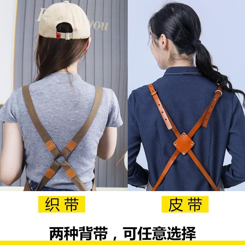 Heavy Duty Canvas Apron Gardening Woodworking Barber Crafting Unisex Workwear Japanese Style