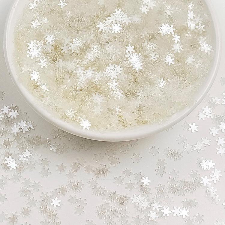 Irregular High-Flash Silver Crystal Sequin Jewelry DIY Accessories
