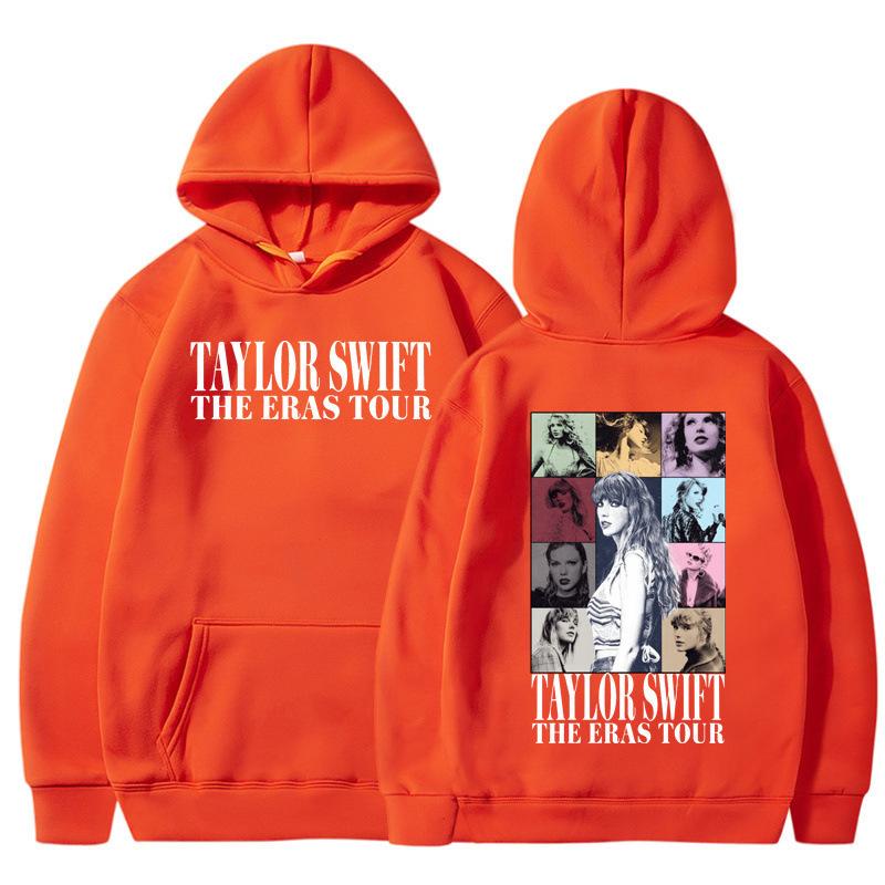 Autumn and Winter New American High Street Taylor Couple with the Same Spoof Character Letter Graffiti Hooded Sweater