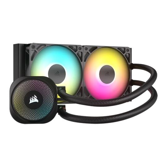 CORSAIR NAUTILUS 240 Radiator RS ARGB Case Fan Water Cooling CPU Cooler Black CW-9060092-WW