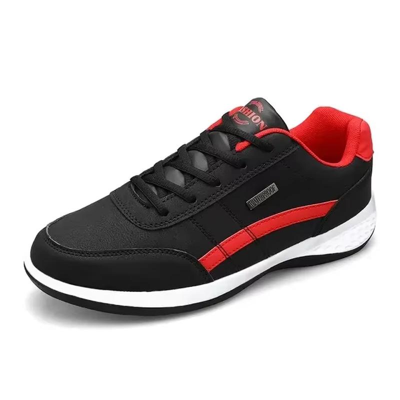 Men'S Sneakers Sports Casual Shoes Leather Outdoor Men Walking Shoe Four Seasons Soft Bottom