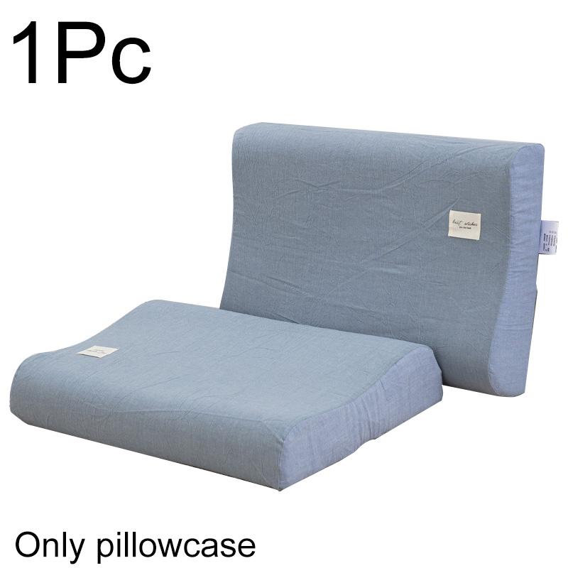 1 buc. Fețe de pernă din latex Moale Solid Moale Spumă cu memorie Gât Husă pernă cu memorie Husă de bumbac pentru pernă Fețe de pernă 40x60CM Dungi Carouri