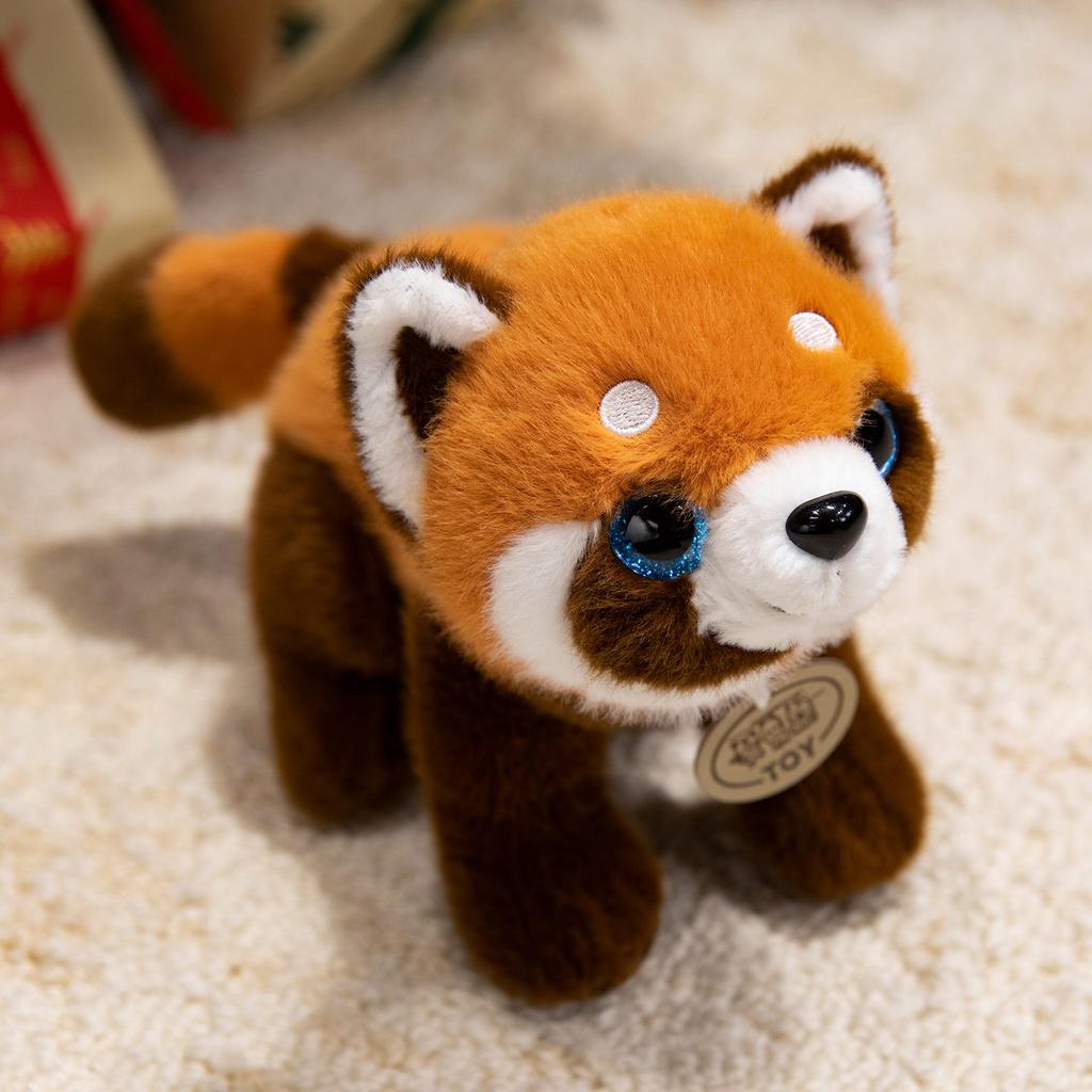 1 szt. 20CM Uroczy Szop Panda Tygrys Pluszowe Zabawki Kreskówka Pluszowy Różowy Szop Biały Żółty Tygrys Poduszka na Prezent Urodzinowy Świąteczny