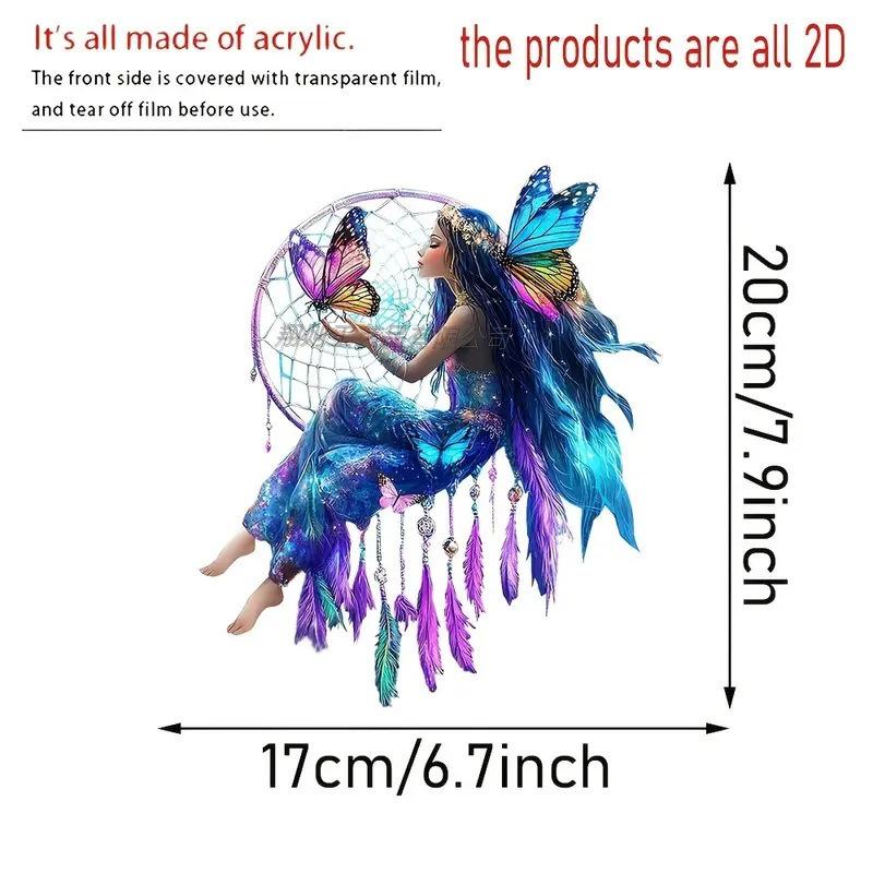 Acrylic Dream Catcher Series, Waterproof and Scratch-proof, Acrylic Indoor and Outdoor Atmosphere Decoration Pendant
